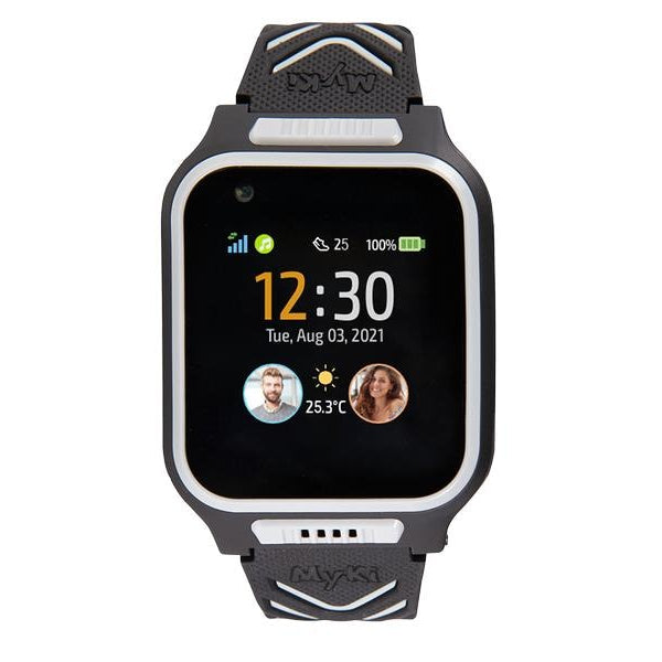 MyKi Smartwatch GPS Kinder Uhr MyKi 4 Schwarz/Grau mit SIM-Karte