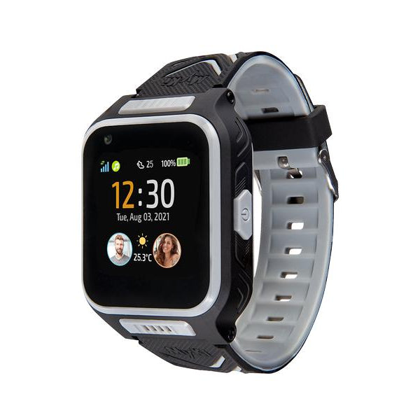 MyKi Smartwatch GPS Kinder Uhr MyKi 4 Schwarz/Grau mit SIM-Karte