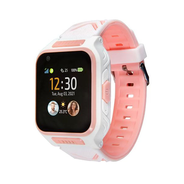 MyKi Smartwatch GPS Kinder Uhr MyKi 4 Weiss/Pink mit SIM-Karte