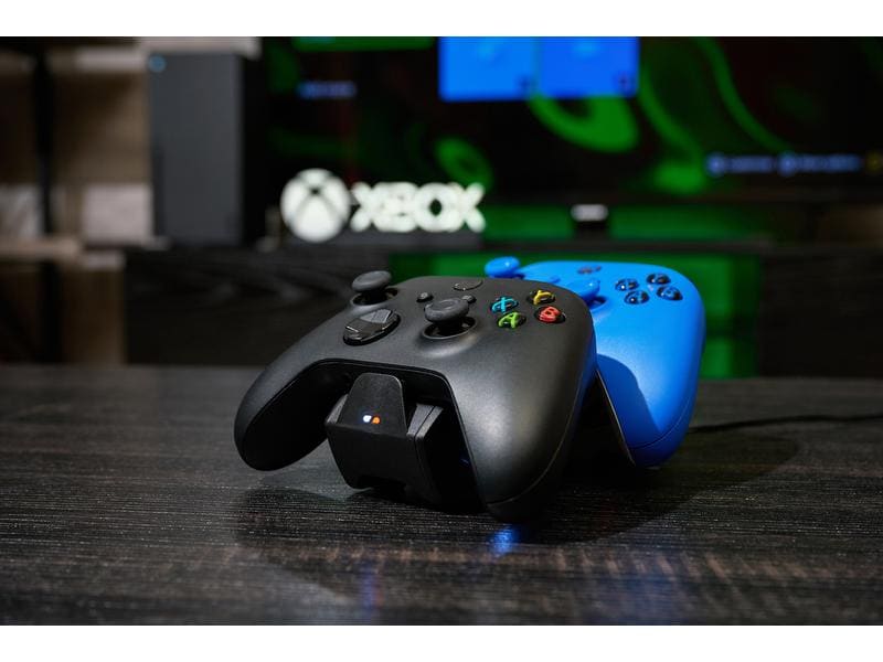 Power A Dual Charging Dock Schwarz