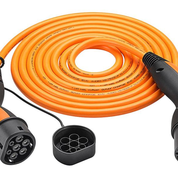 Lapp Ladekabel Helix für Elektroauto Typ 2, 11 kW, 5 m, Orange