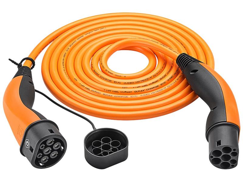 Lapp Ladekabel Helix für Elektroauto Typ 2, 11 kW, 5 m, Orange