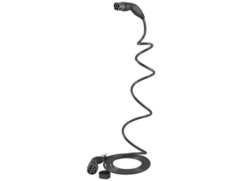 Lapp Ladekabel Helix für Elektroauto Typ 2, 11 kW, 5 m, Schwarz