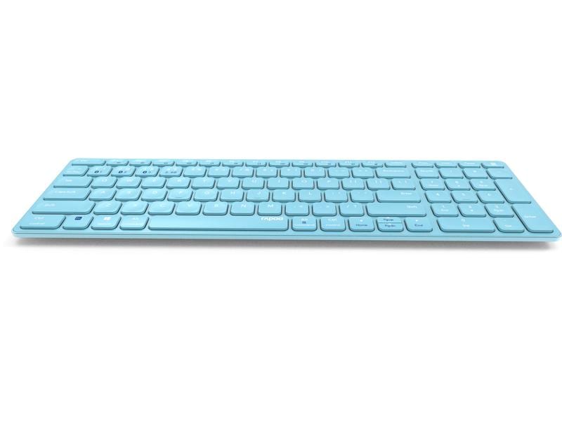 Rapoo Funk-Tastatur E9700M ultraslim Blau