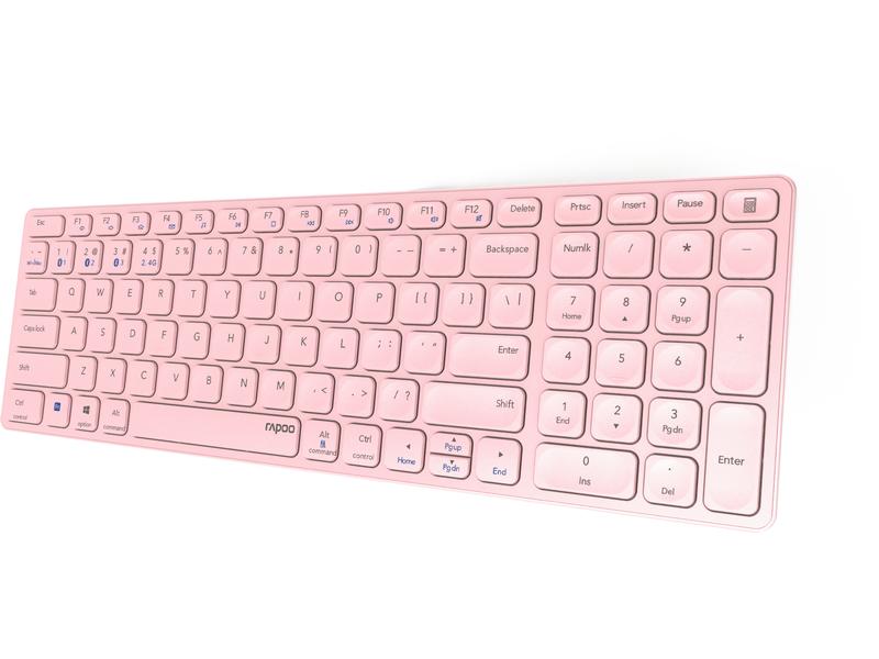 Rapoo Funk-Tastatur E9700M ultraslim Pink