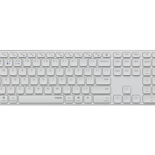 Rapoo Tastatur E9800M ultraslim Weiss