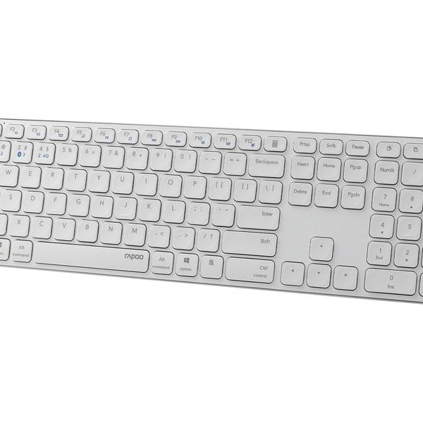 Rapoo Tastatur E9800M ultraslim Weiss