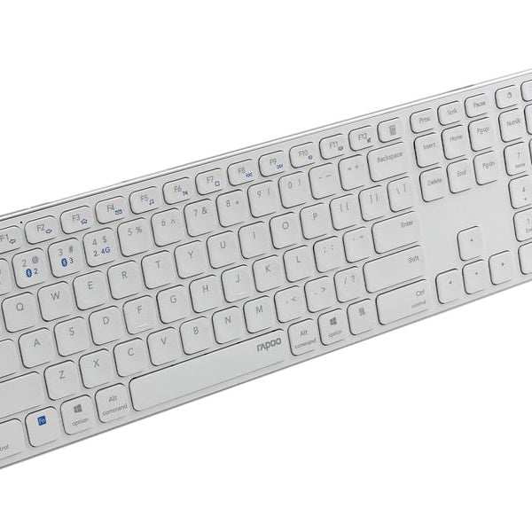 Rapoo Tastatur E9800M ultraslim Weiss