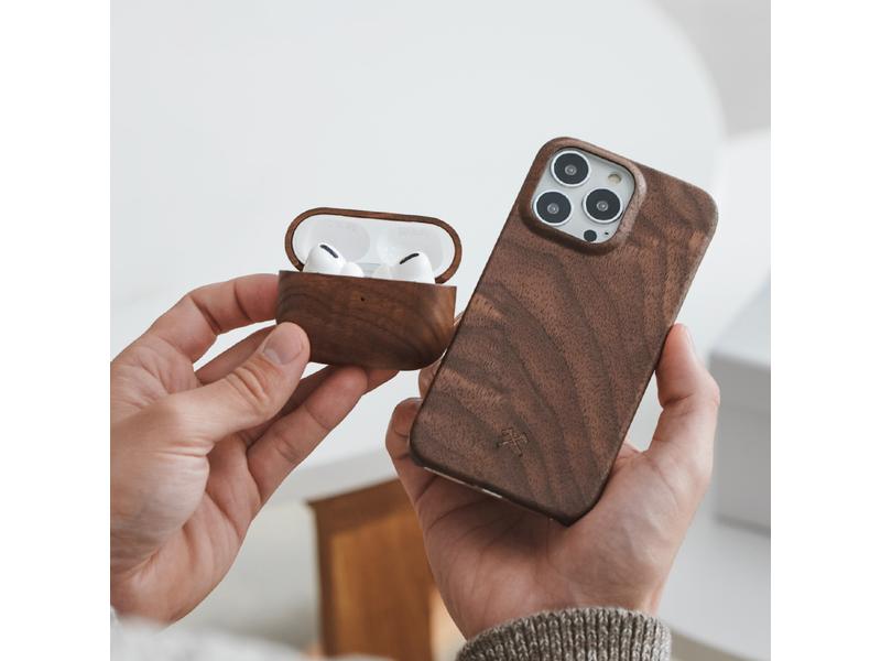 Woodcessories Back Cover Slim Case iPhone 14 Plus Walnuss