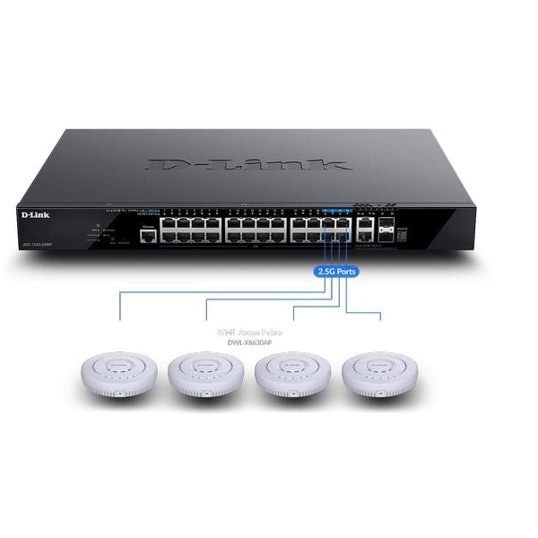 D-Link PoE+ Switch DGS-1520-28MP/E 28 Port