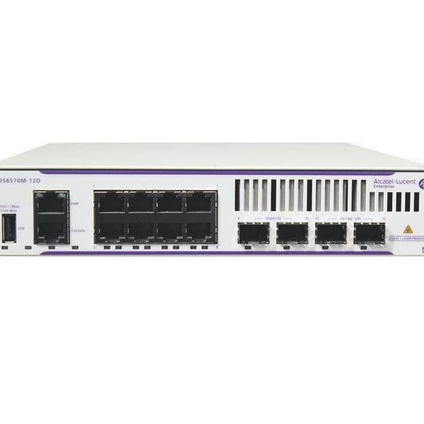Alcatel-Lucent Switch OmniSwitch OS6570M-12 12 Port