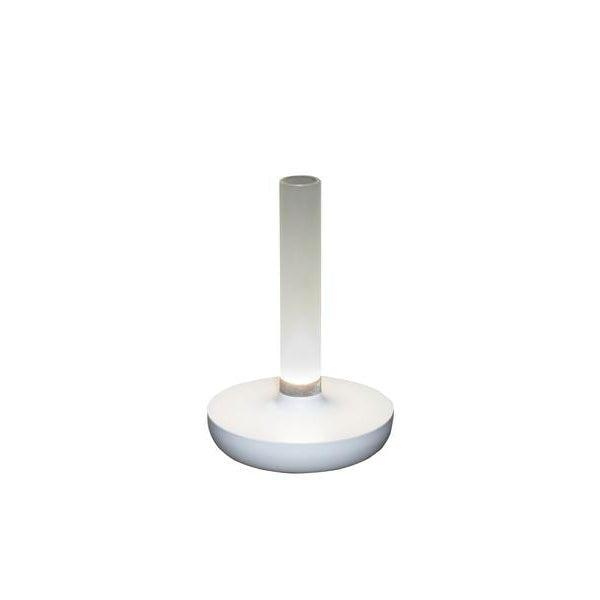 Konstsmide Akku-Tischleuchte USB Biarritz, 1800 / 3000 / 4000 K, Weiss