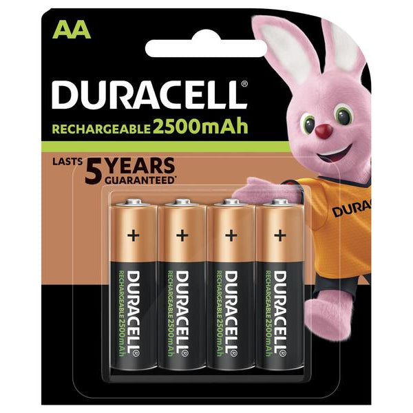 Duracell Akku Rechargeable AA 2400 mAh 4 Stück