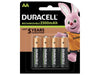 Duracell Akku Rechargeable AA 2400 mAh 4 Stück