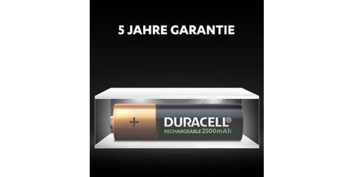 Duracell Akku Rechargeable AA 2500 mAh 2 Stück