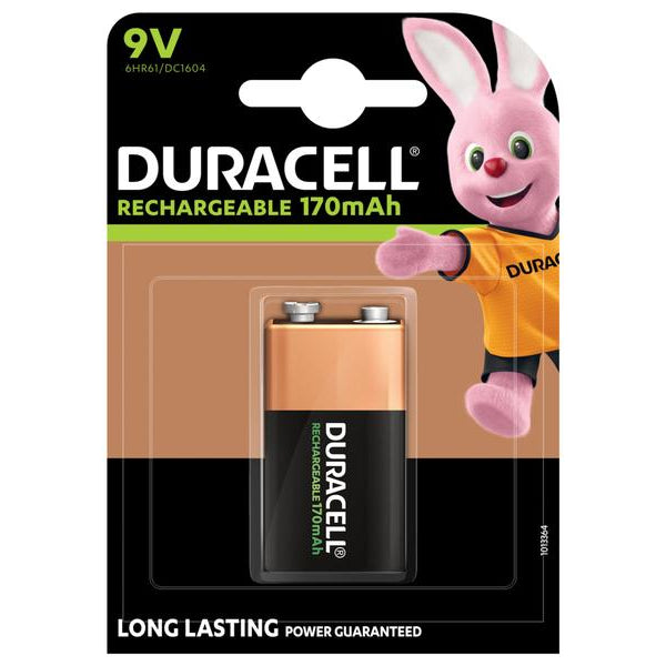 Duracell Akku Recharge 9 V 170 mAh 1 Stück