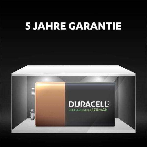Duracell Akku Recharge 9 V 170 mAh 1 Stück
