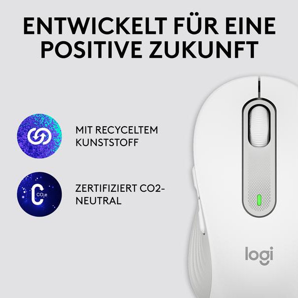 Logitech Maus Signature M650 L Weiss
