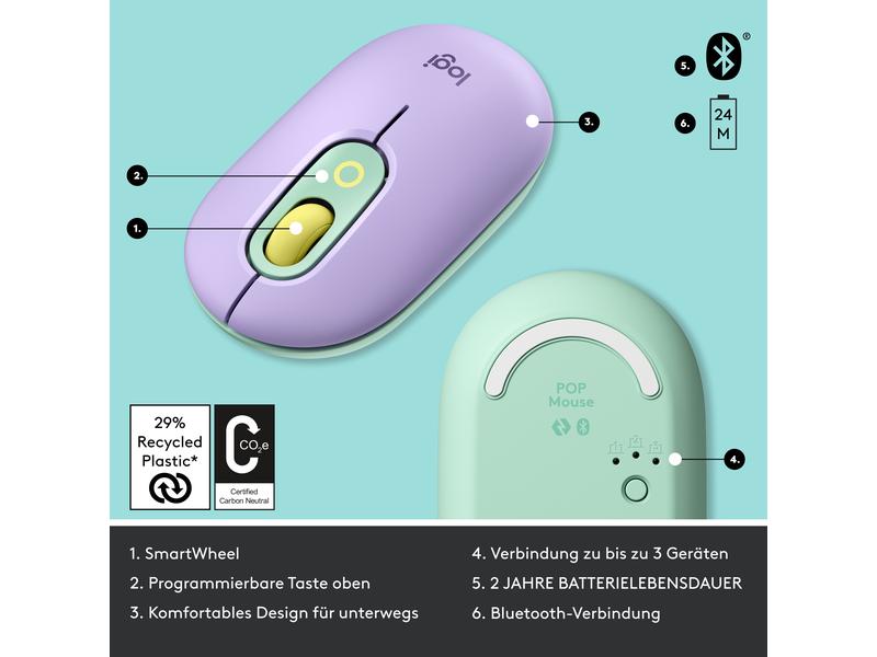 Logitech POP Mouse Daydream Mint