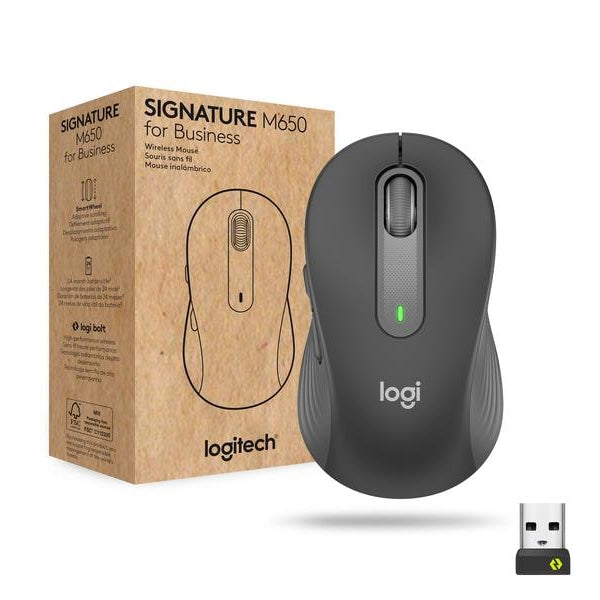 Logitech Maus Signature M650 for Business Graphite
