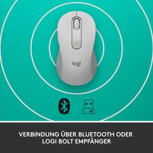 Logitech Maus Signature M650 for Business Weiss
