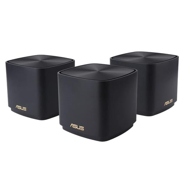 ASUS Mesh-System ZenWiFi XD4 Plus 3er Set, Schwarz