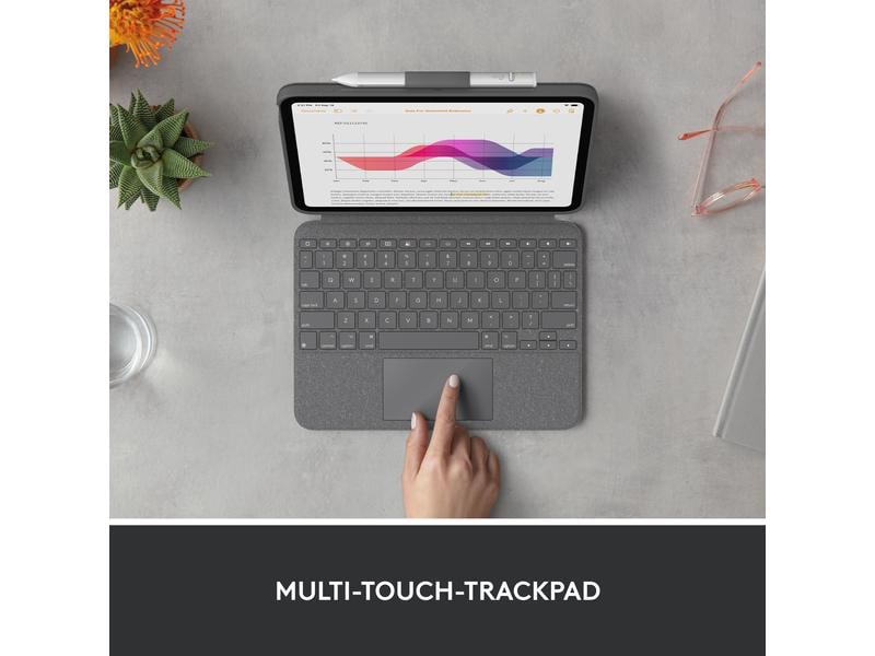 Logitech Tablet Tastatur Cover Combo Touch iPad (10. Gen./A16(2025))