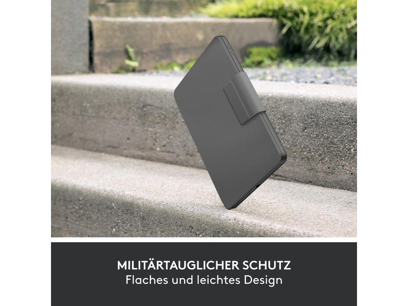 Logitech Tablet Tastatur Cover Rugged Folio iPad (10. Gen, A16/2025)