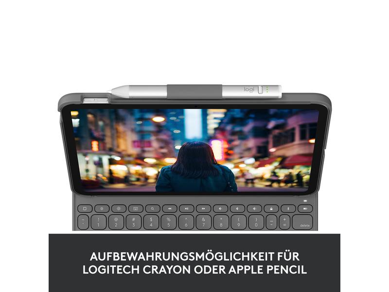 Logitech Tablet Tastatur Cover Slim Folio iPad (10. Gen, A16/2025)