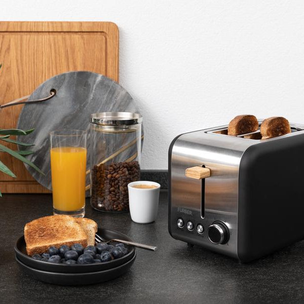 FURBER Toaster Chaplin Schwarz matt