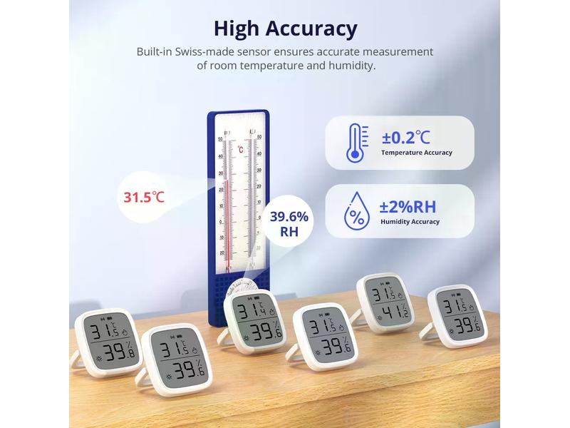 SONOFF Smart Home Temperatur-/ Feuchtigkeitssensor LCD ZigBee 3.0