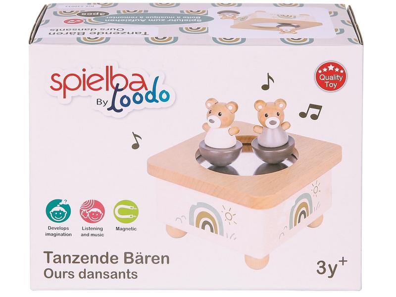 Spielba Holzspielwaren Musikspieldose Bär