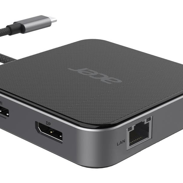 Acer Dockingstation USB-C Dock Multi Display Hub 8K Dongle 7-in-1