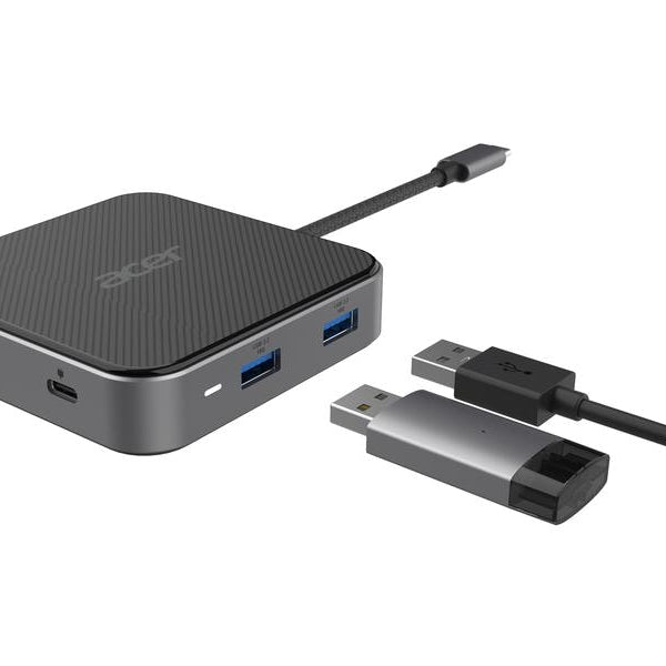 Acer Dockingstation USB-C Dock Multi Display Hub 8K Dongle 7-in-1