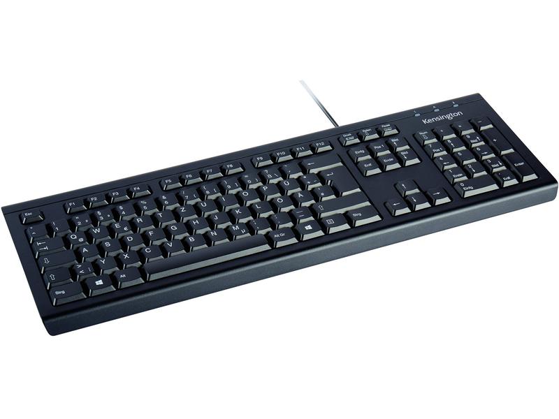 Kensington Tastatur Valu DE-Layout Schwarz