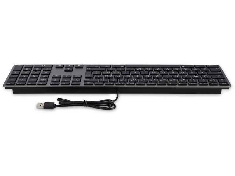 LMP Tastatur USB Grosse Beschriftung Grau