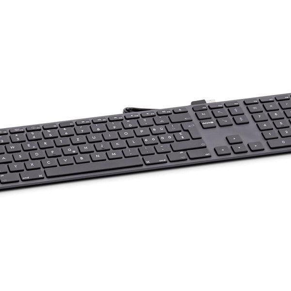 LMP Tastatur USB Grosse Beschriftung Grau