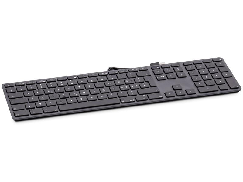 LMP Tastatur USB Grosse Beschriftung Grau