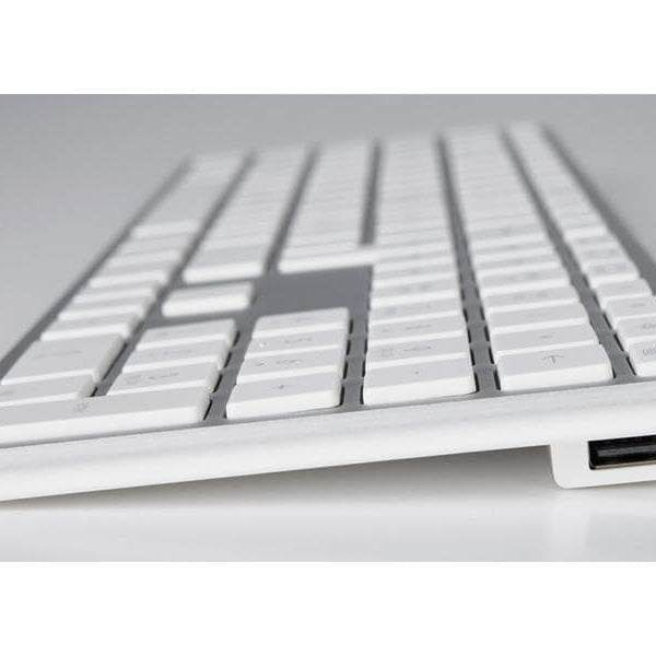 LMP Tastatur USB Grosse Beschriftung Silber