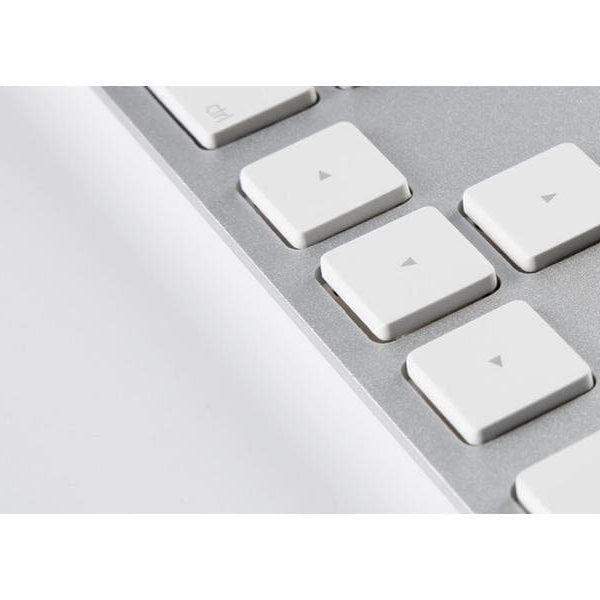 LMP Tastatur USB Grosse Beschriftung Silber