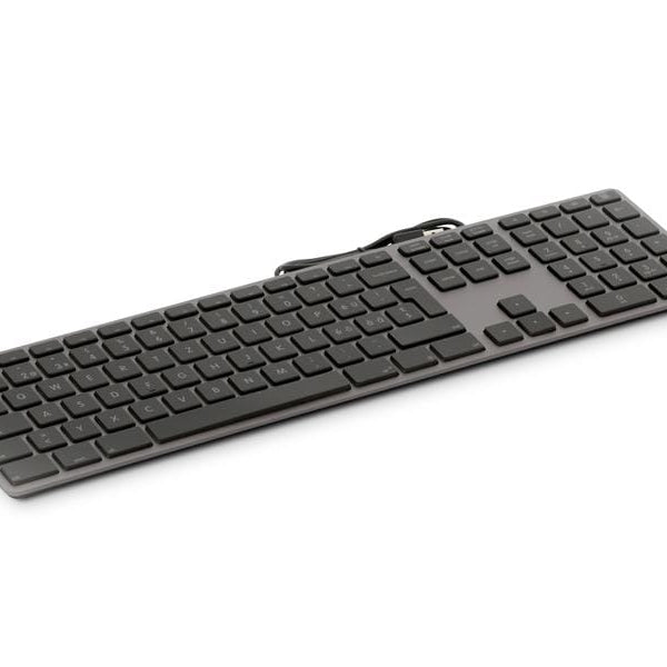 LMP Tastatur KB-3421 USB Space Grau