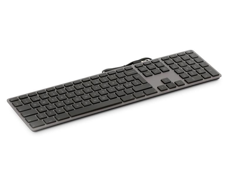 LMP Tastatur KB-3421 USB Space Grau