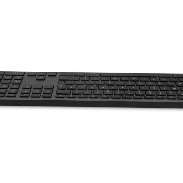 LMP Tastatur WKB-1243 BT Grau, CH-Layout mit Ziffernblock