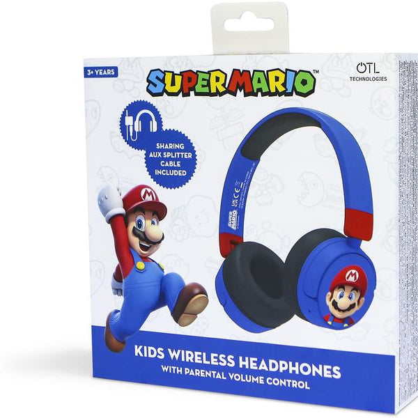 OTL On-Ear-Kopfhörer Super Mario Blau; Rot