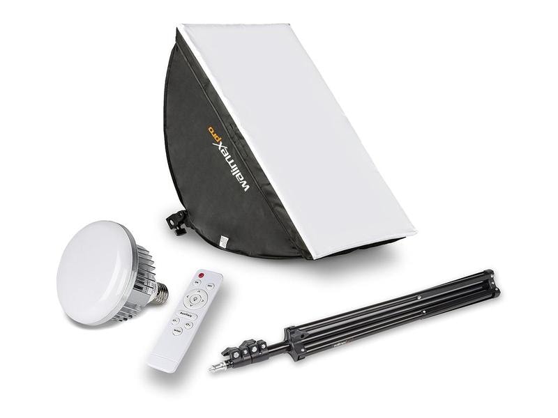 Walimex Pro Dauerlicht LED 60W Softbox 40 x 60 cm Bi Color Kit 1