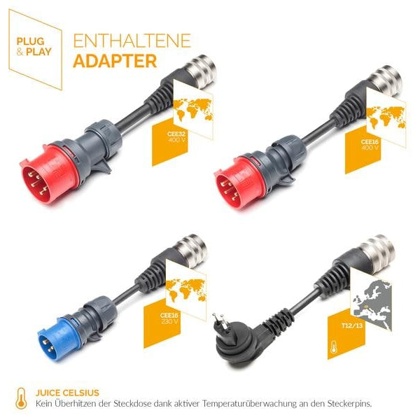 Juice Technology Juice Booster2 (22kW) Swiss Traveller Set