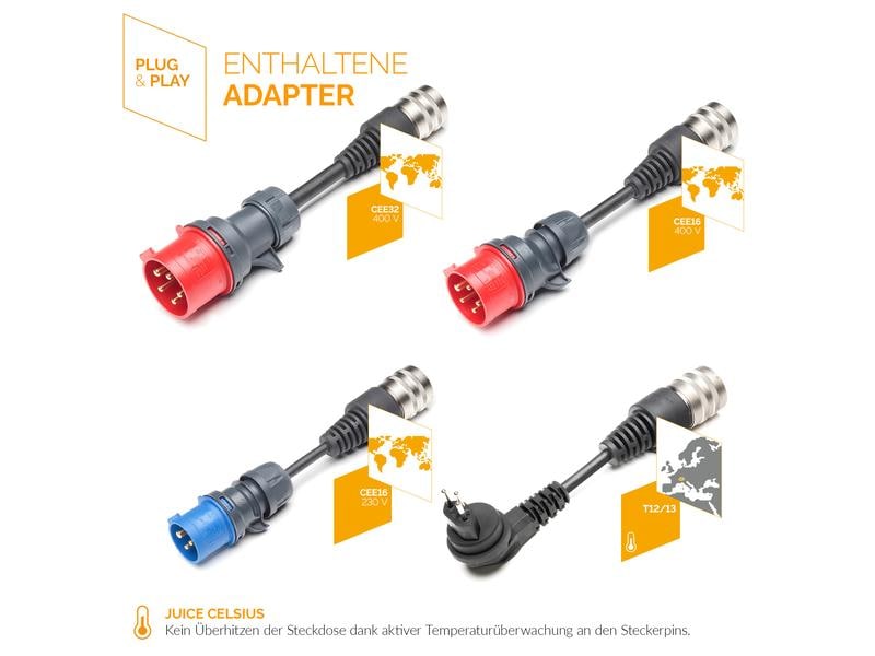 Juice Technology Juice Booster2 (22kW) Swiss Traveller Set