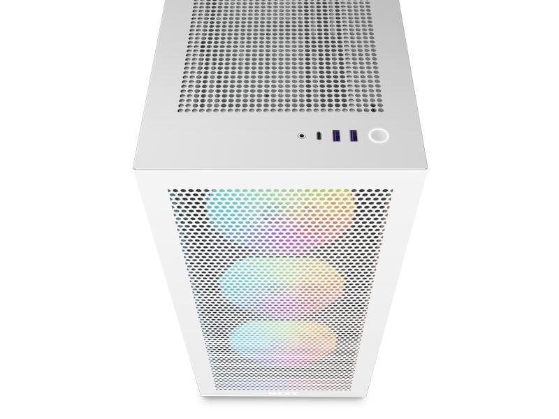 NZXT H7 Flow RGB - weiss