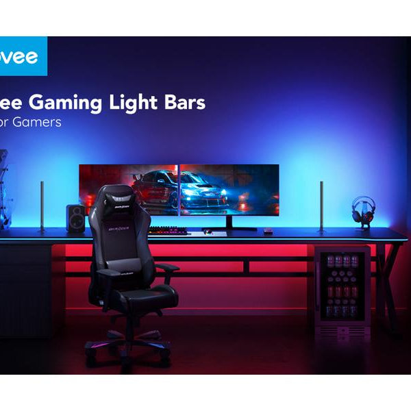 Govee Gaming Lichtbalken mit Smart Controller, RGBIC, Wi-Fi + BT