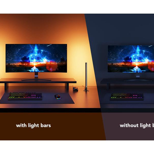 Govee Gaming Lichtbalken mit Smart Controller, RGBIC, Wi-Fi + BT